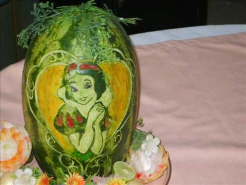 tallado de frutas cetis 21 - YouTube