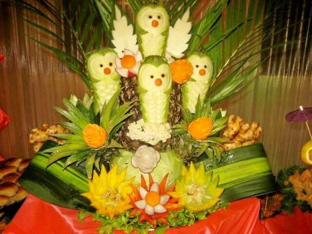 Tallado de verduras y frutas - Imagui