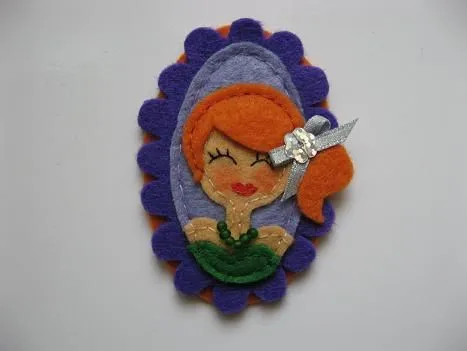 El taller de Andrea: Camafeos de fieltro