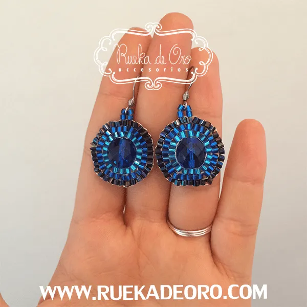 Taller Aretes Tejidos en Mostacilla - Cursos Bisuteria y Alambrismo