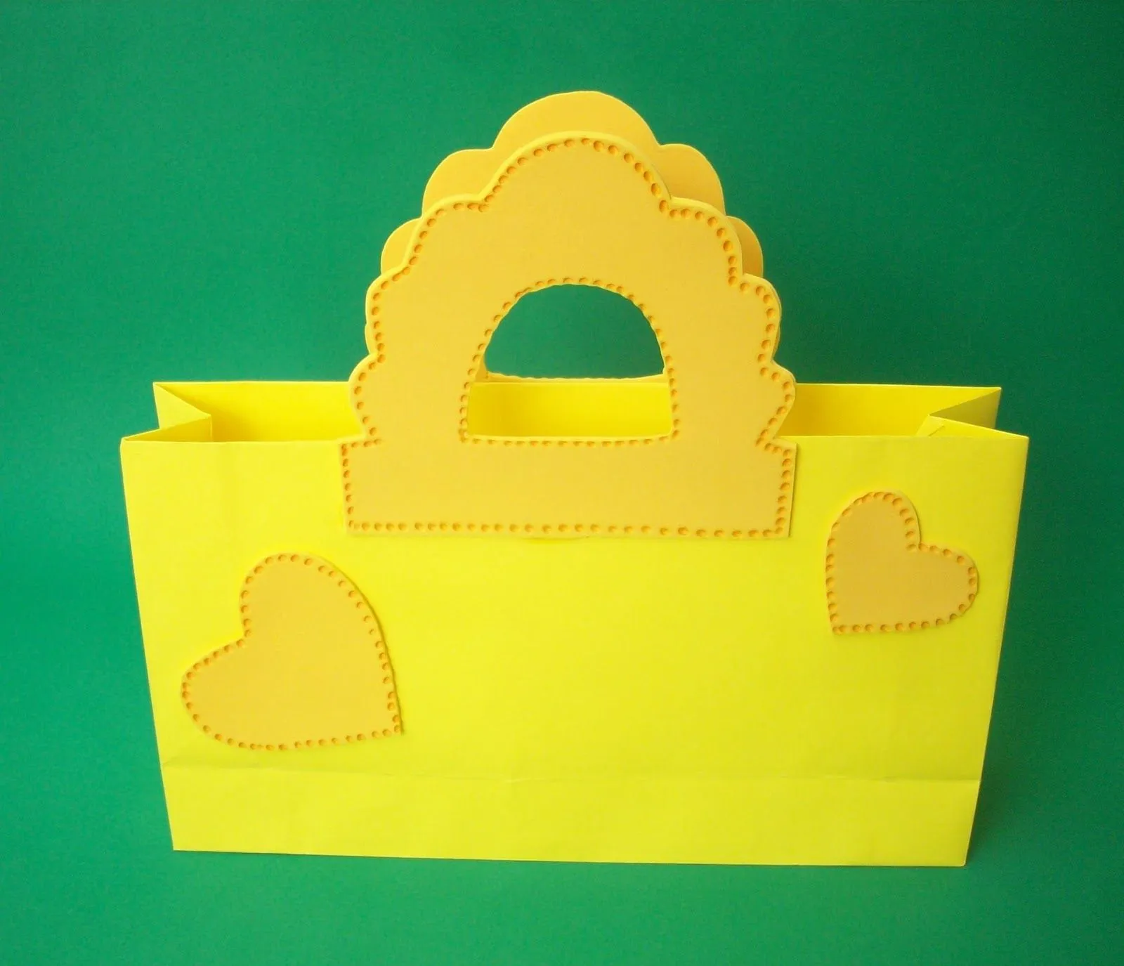 el taller artesano: bolsa papel y foami