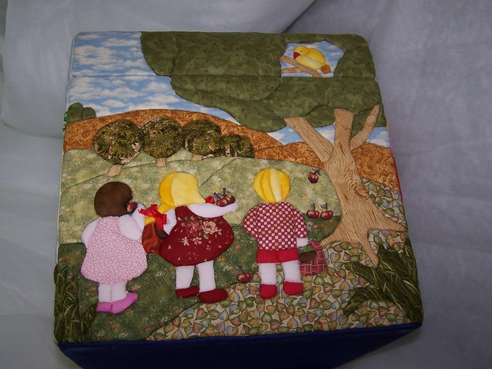 Taller de Costura Marien: Caja de Patchwork Sin Aguja Taller de Costura Marien: Caja de Patchwork Sin Aguja
