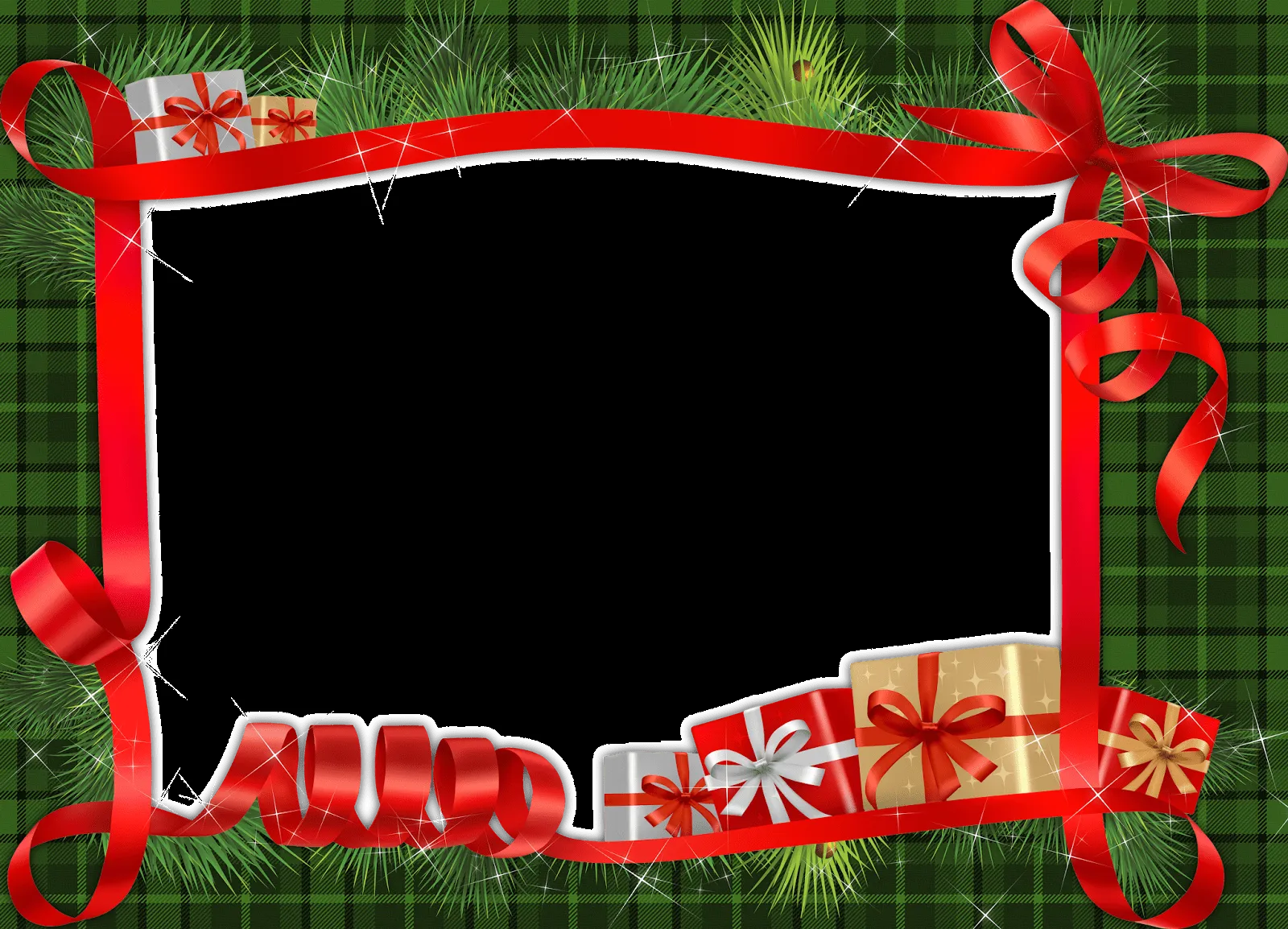 Arte digital: Marcos navideños en png