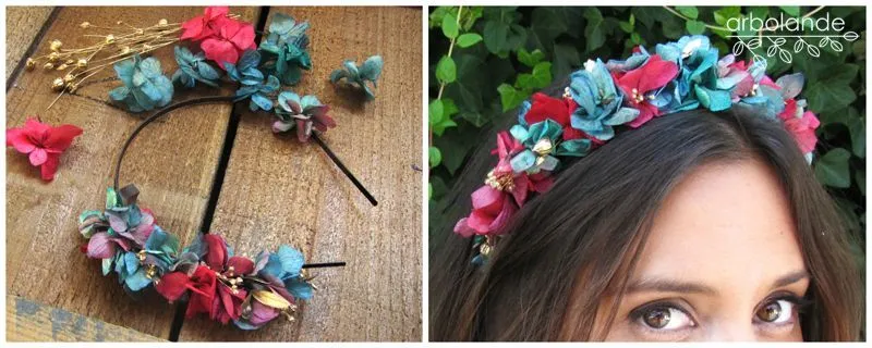 TALLER DE DIADEMAS DE FLORES PRESERVADAS CON ARBOLANDE | TALLER DE DIADEMAS DE FLORES PRESERVADAS CON ARBOLANDE |