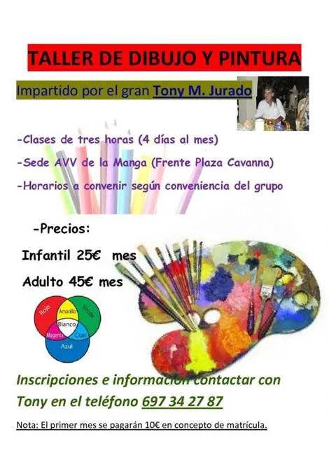 TALLER DE DIBUJO Y PINTURA | Asociación de Vecinos La Manga TALLER DE DIBUJO Y PINTURA | Asociación de Vecinos La Manga