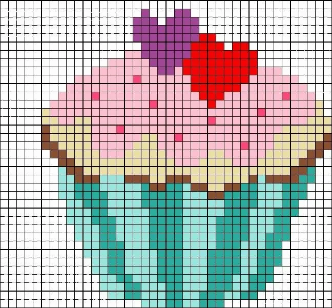 El taller de Ire: Patrones de cupcakes en punto de cruz El taller de Ire: Patrones de cupcakes en punto de cruz