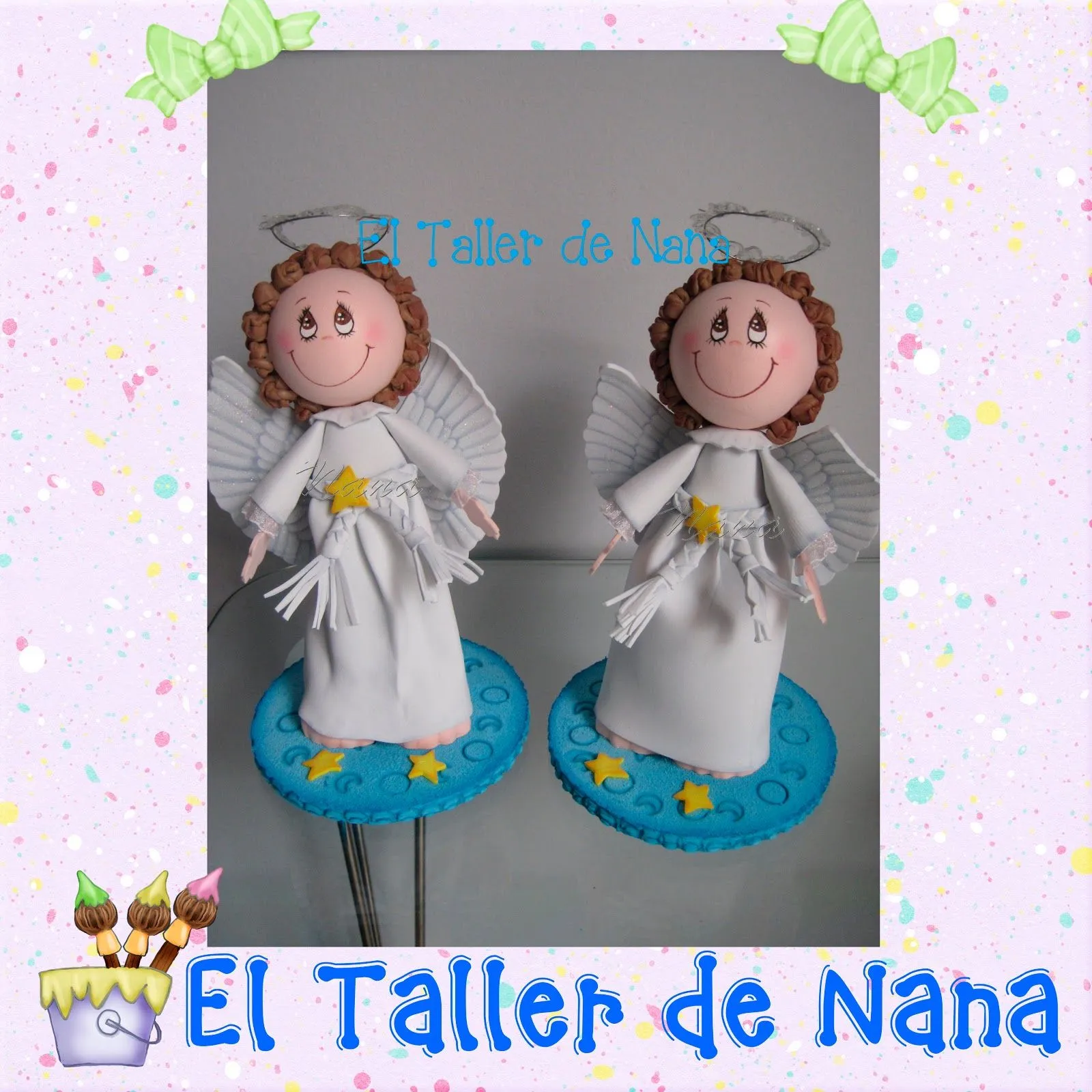 El Taller de Nana: Angel para Bautizo en Foamy El Taller de Nana: Angel para Bautizo en Foamy