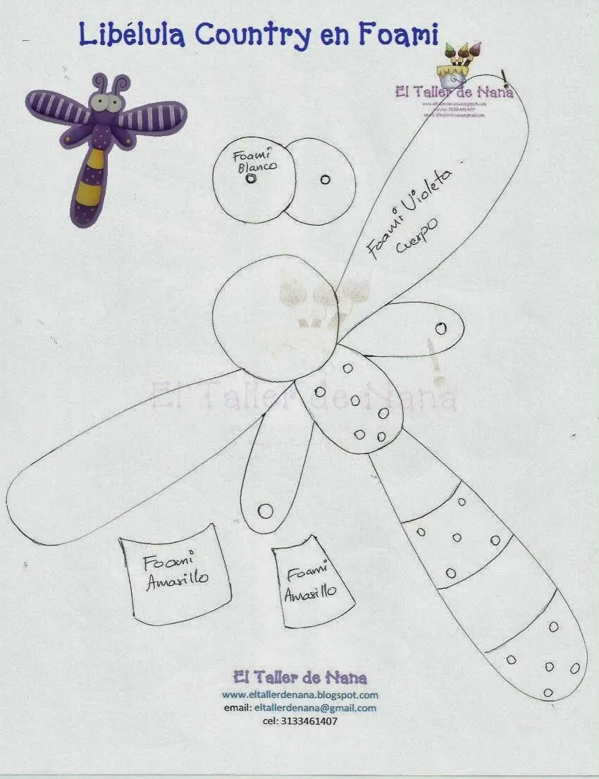 El Taller de Nana: Animales en Foami | moldes | Pinterest ... El Taller de Nana: Animales en Foami | moldes | Pinterest ...