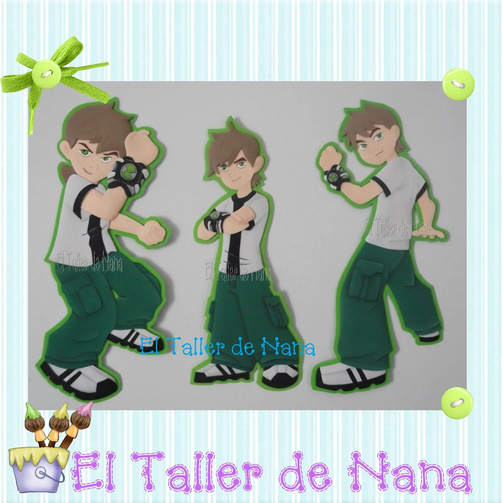 El Taller de Nana: Apliques de Ben 10 en foami