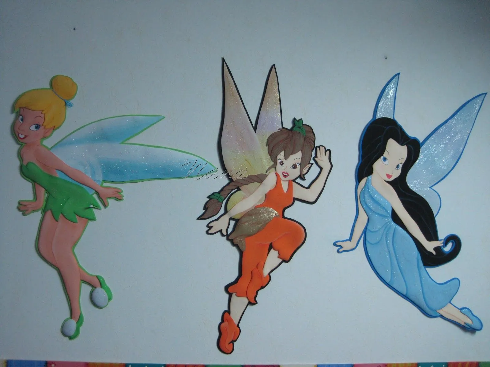 El Taller de Nana: Apliques de Tinkerbell y las Hadas