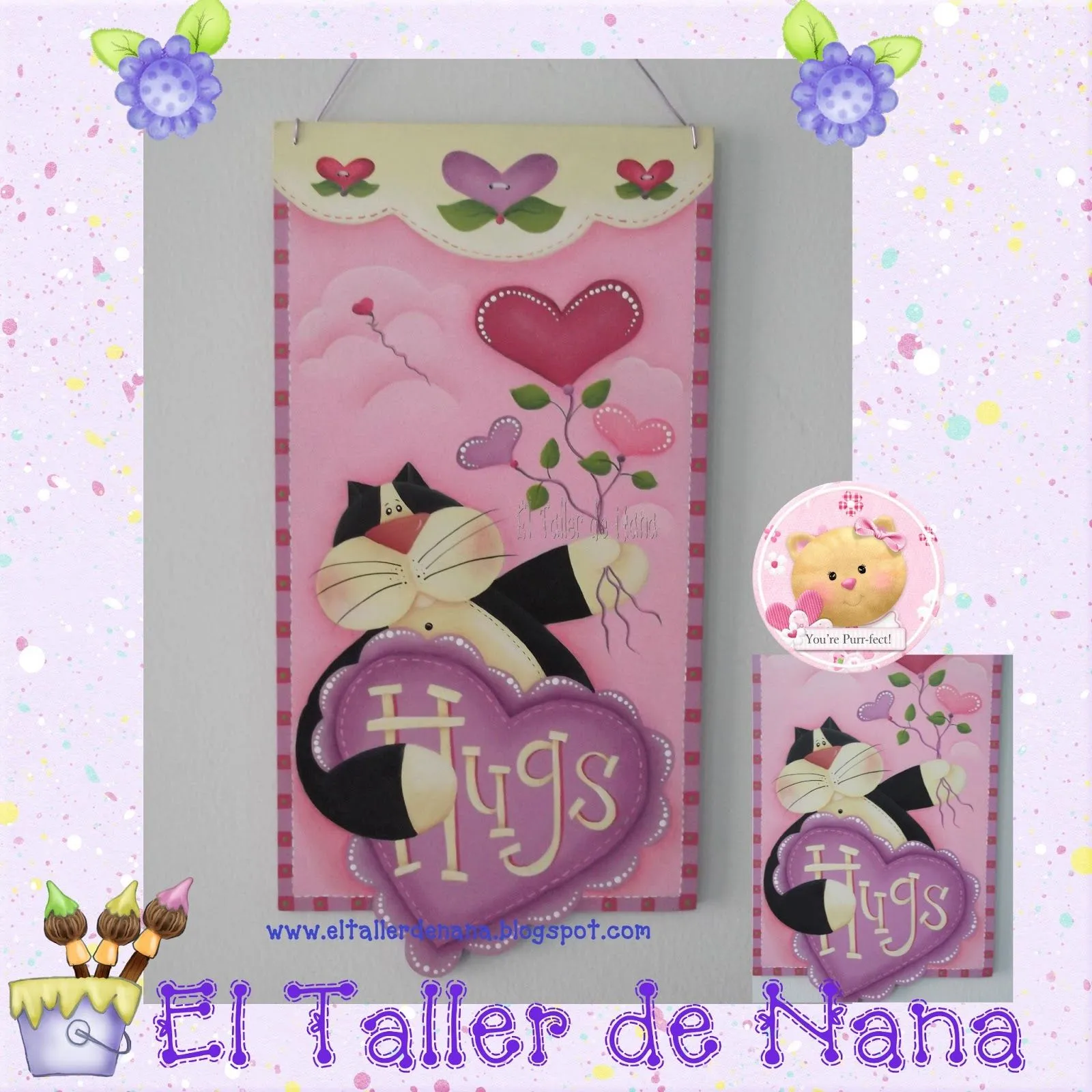 El Taller de Nana: Banner Gatico - Pintura Country El Taller de Nana: Banner Gatico - Pintura Country