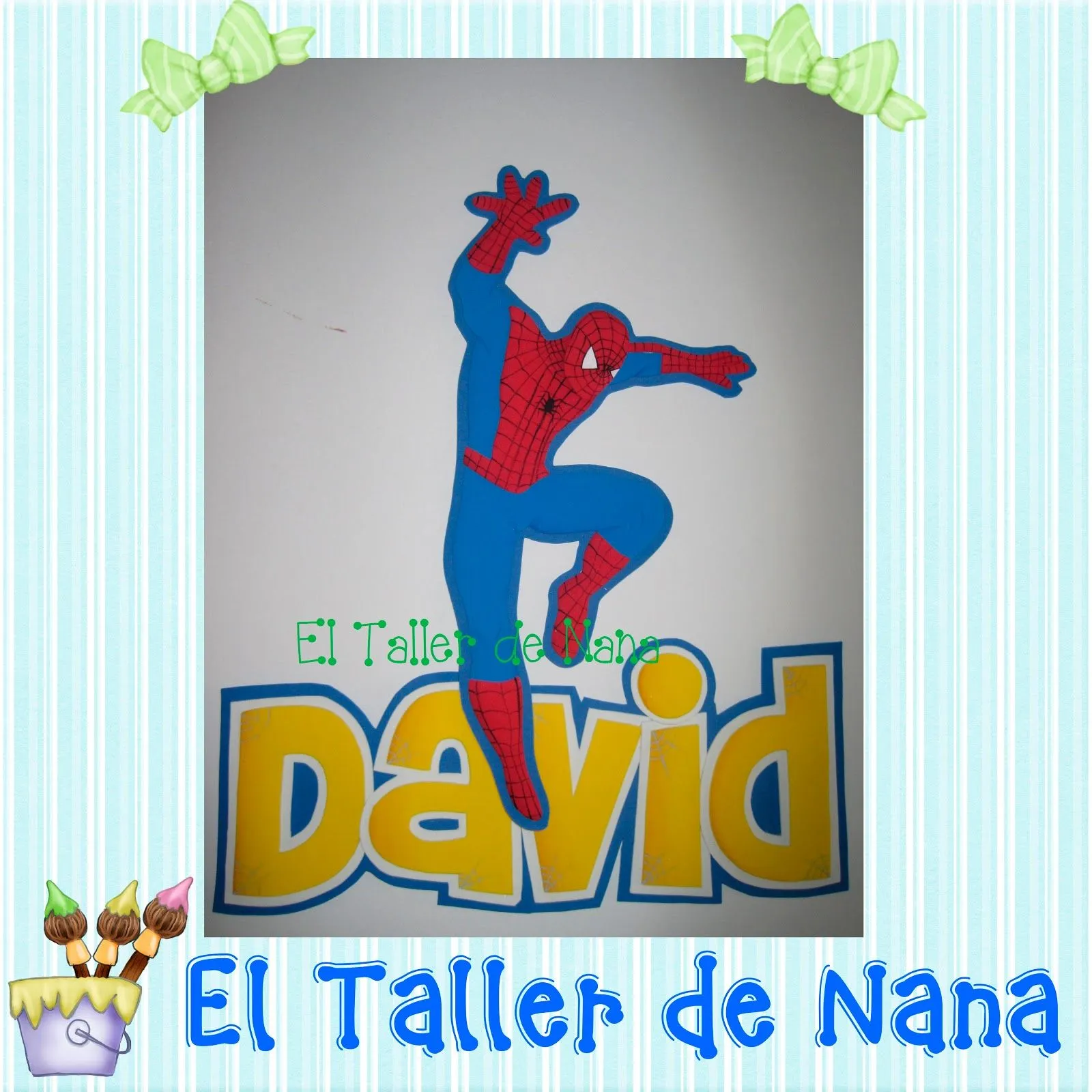 El Taller de Nana: Aplique Spiderman en Foamy