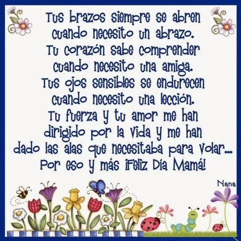 El Taller de Nana: Feliz día Mamá