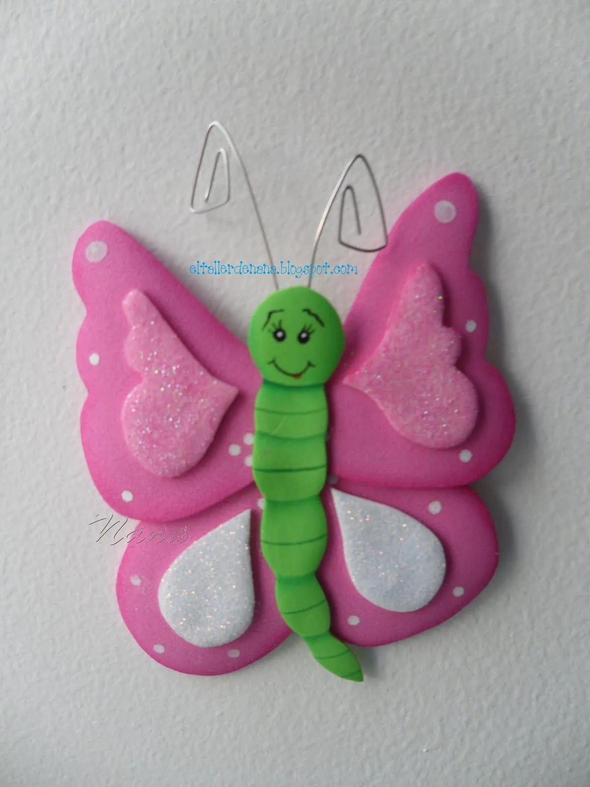 El Taller de Nana: Mariposas en Foamy