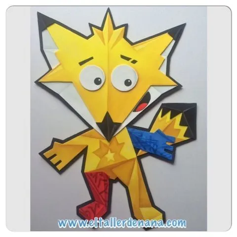 El Taller de Nana: Mascota de la copa América Zincha en foami