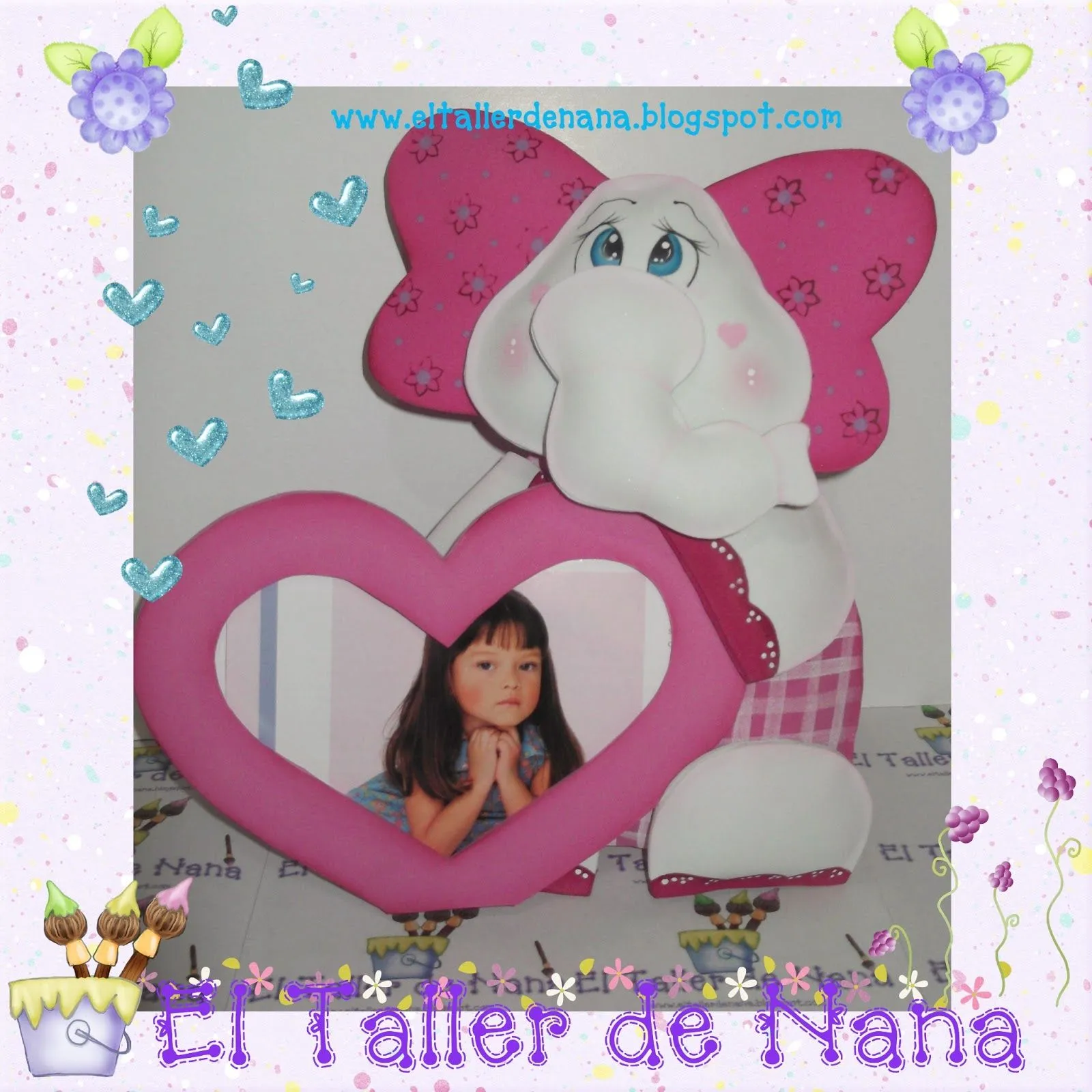 El Taller de Nana: Porta retrato Infantil en Foami El Taller de Nana: Porta retrato Infantil en Foami