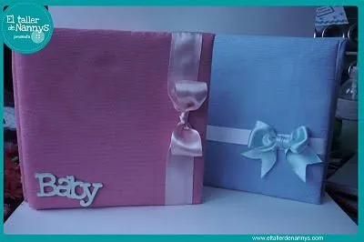 El Taller de Nannys: ÁLBUMS DE SCRAPBOOK PARA BEBÉ.