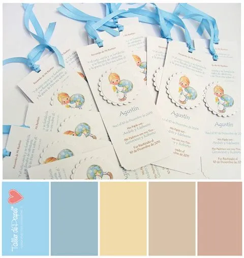 Taller de Papel: Paletas de Colores para Bautizos y Nacimientos!! Taller de Papel: Paletas de Colores para Bautizos y Nacimientos!!