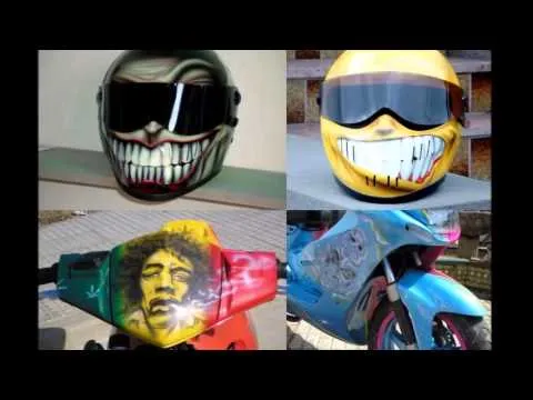 TALLER DE PINTURAS PARA MOTOS ACG - YouTube