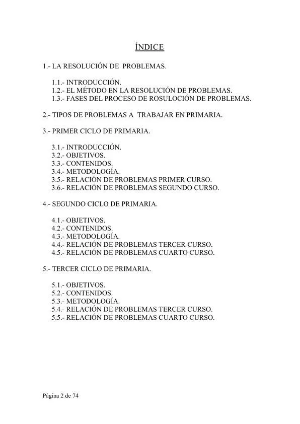 Taller de Problemas de matematicas para Primaria -Orientacion Andujar