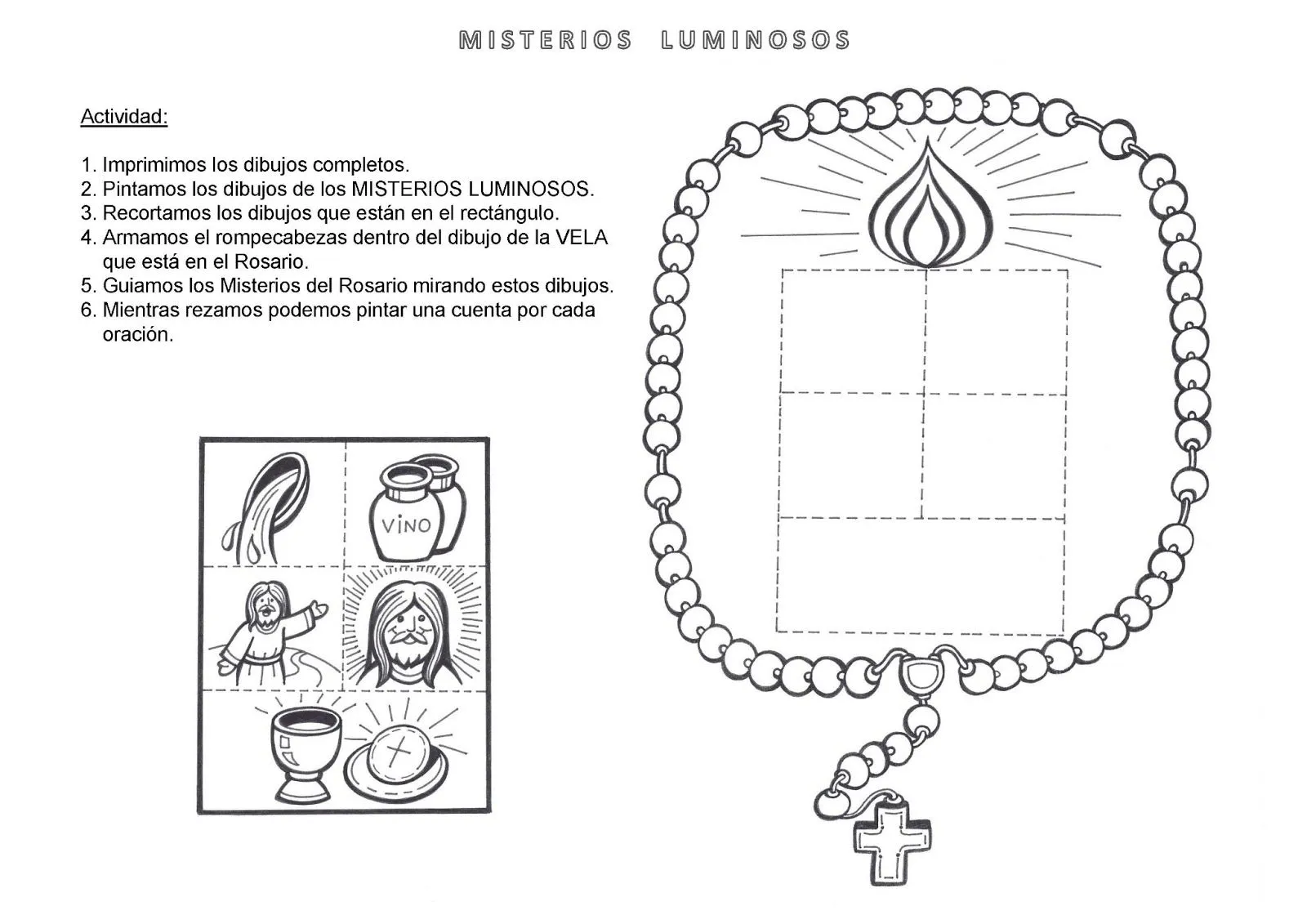 Taller: "JUGANDO ME ACERCO A MARÍA": El ROSARIO MISIONERO y los ... Taller: "JUGANDO ME ACERCO A MARÍA": El ROSARIO MISIONERO y los ...