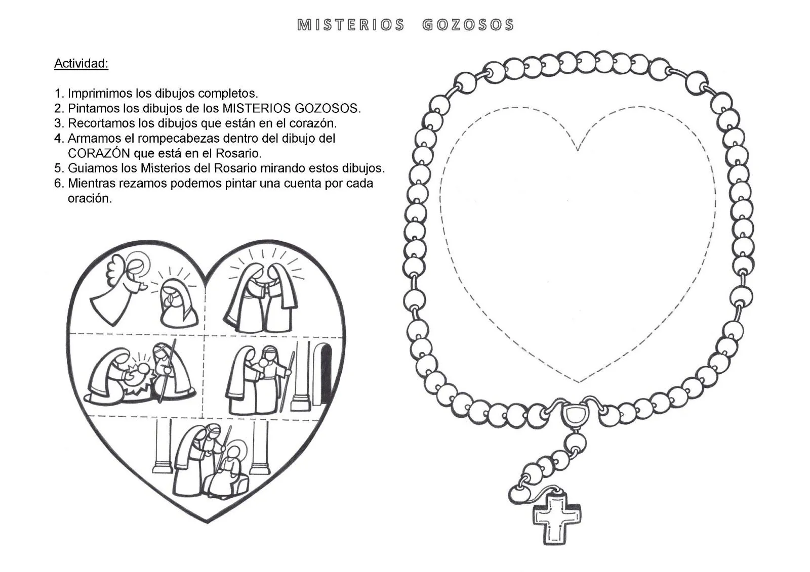 Taller: "JUGANDO ME ACERCO A MARÍA": El ROSARIO MISIONERO y los ... Taller: "JUGANDO ME ACERCO A MARÍA": El ROSARIO MISIONERO y los ...