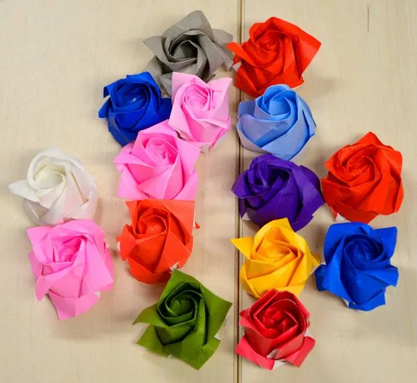 Taller Rosas de Origami – 25 de enero | Asociación Cultura ...