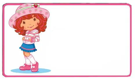 EL TALLERCITO: Invitaciones infantiles Rosita fresita