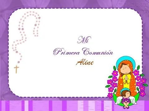 Imagenes de virgencitas para primera comunión - Imagui