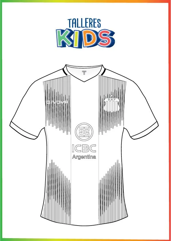 Talleres Kids: ¡La Boutique, el Escudo y la Camiseta para colorear! - Club Atlético Talleres Talleres Kids: ¡La Boutique, el Escudo y la Camiseta para colorear! - Club Atlético Talleres