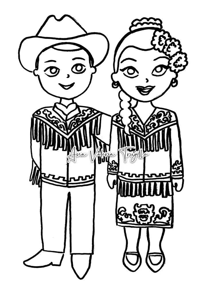 Tamaulipas | Trajes tipicos de mexico, Traje tipico de tamaulipas, Indigenas para colorear Tamaulipas | Trajes tipicos de mexico, Traje tipico de tamaulipas, Indigenas para colorear