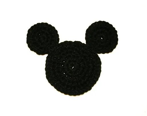 Tampa Bay Crochet: Mickey Mouse Ears Coaster Free Crochet Pattern Tampa Bay Crochet: Mickey Mouse Ears Coaster Free Crochet Pattern