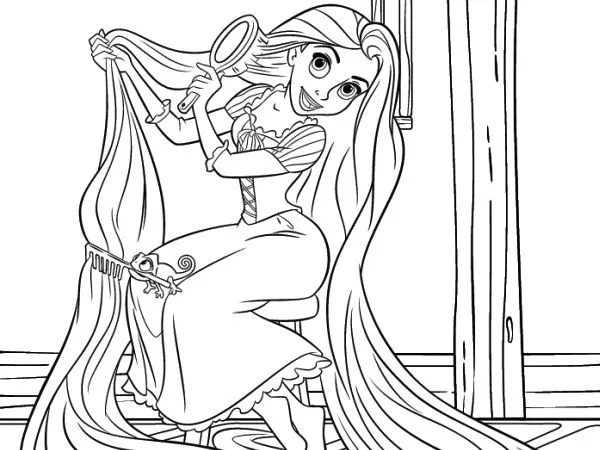 Tangled Coloring Pages 2015- Dr. Odd