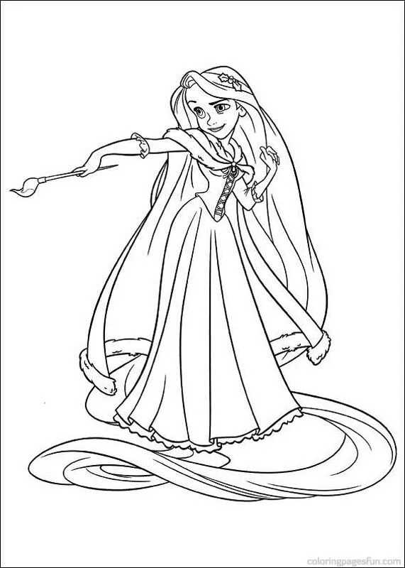 Tangled Coloring Pages 2015- Dr. Odd