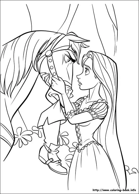 Tangled coloring pages on Coloring-Book.info Tangled coloring pages on Coloring-Book.info