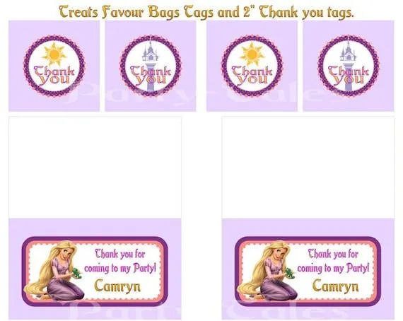 Tangled Disney Rapunzel princesa cumpleaños niña por ShopPartyTales Tangled Disney Rapunzel princesa cumpleaños niña por ShopPartyTales