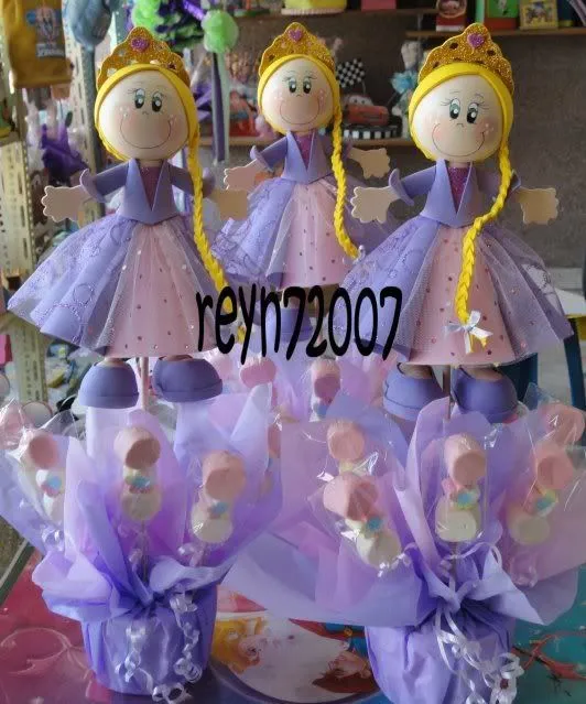 Tangled party centerpice | arreglos de mesa | Pinterest