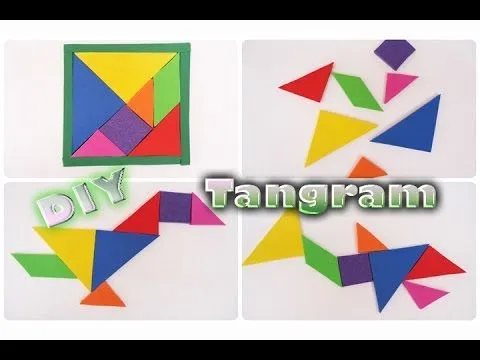 El Tangram juego de origen chino Hecho de Foamy, Goma eva - YouTube El Tangram juego de origen chino Hecho de Foamy, Goma eva - YouTube