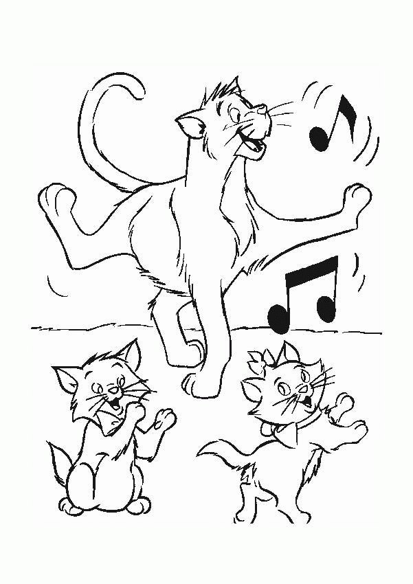 Dibujos para colorear de gatos. MundoGatos. Dibujos para colorear de gatos. MundoGatos.