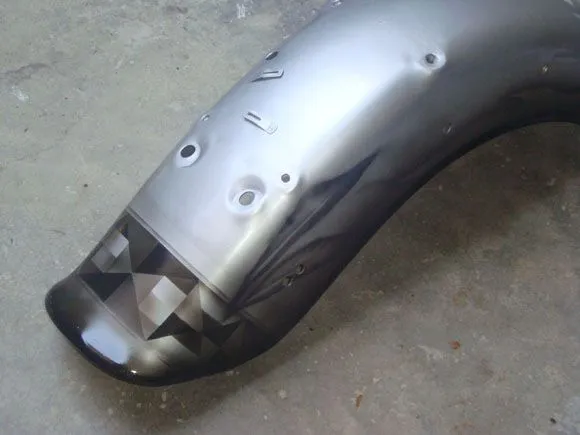Tanque y Salpicaderas moto Indio | Bescdesign, aerografia y diseño