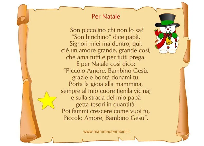 Tante poesie di Natale da stampare con cornice - Mamma e Bambini Tante poesie di Natale da stampare con cornice - Mamma e Bambini