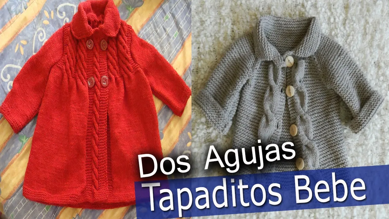 Tapaditos de Bebe - Tejidos En Dos Agujas - YouTube