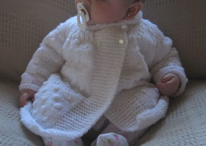 Tapado tejido para bebe/knitted baby jacket | En diario de c ... Tapado tejido para bebe/knitted baby jacket | En diario de c ...