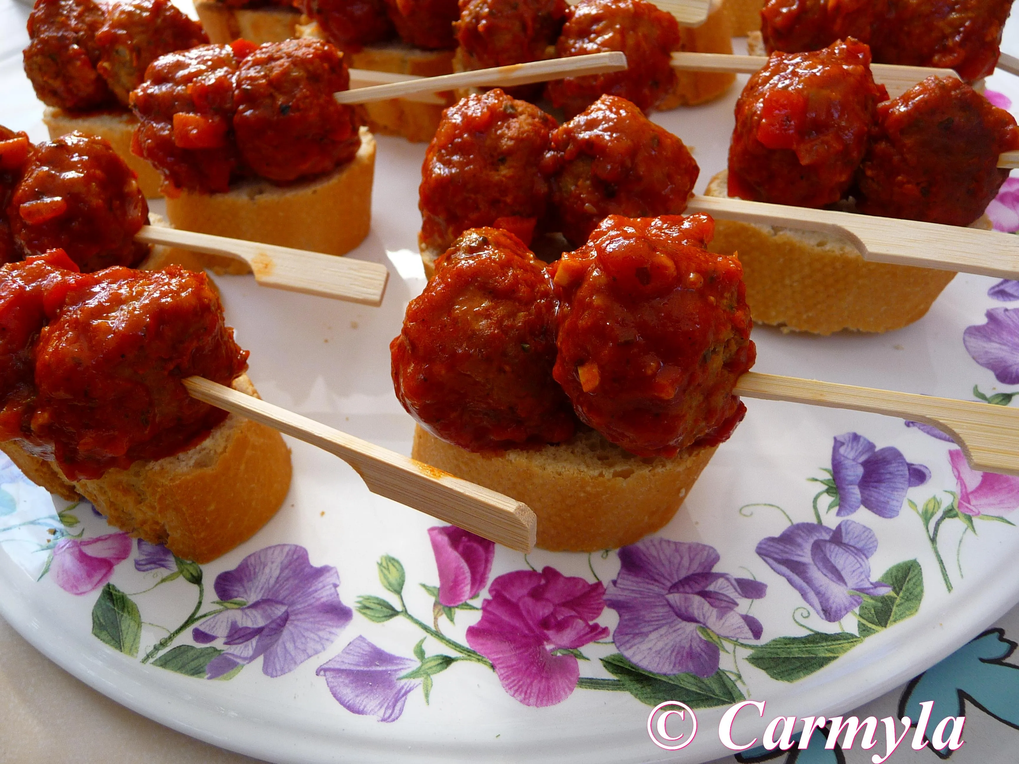 TAPAS PARA BUFFET CALIENTE | CarmYla