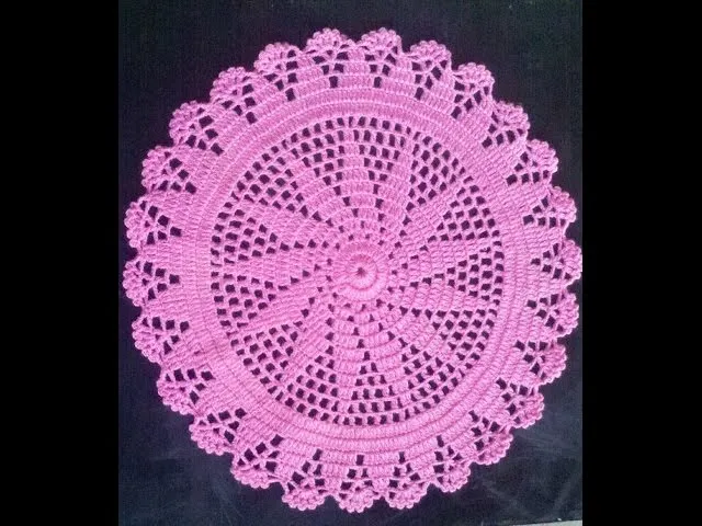 Como Hacer Un Tapete O Carpeta a Crochet en Español (2 parte ...