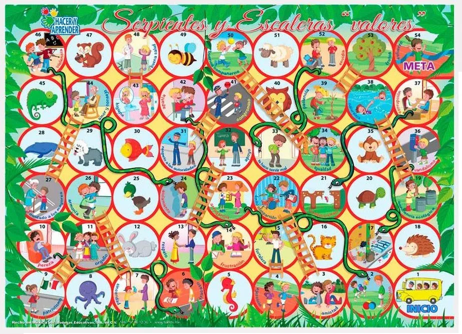 Tapete serpientes y escaleras valores – Tic Tac Toy Tapete serpientes y escaleras valores – Tic Tac Toy