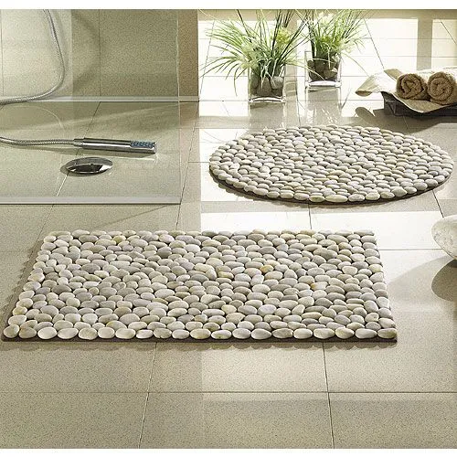 Tapetes em pedra natural - Dica de decoração para banho e lavabo ... Tapetes em pedra natural - Dica de decoração para banho e lavabo ...