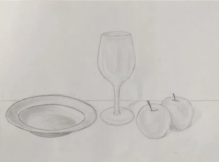 Tarea realizada para dibujo artístico. Con este bodegón aprendí a ... Tarea realizada para dibujo artístico. Con este bodegón aprendí a ...