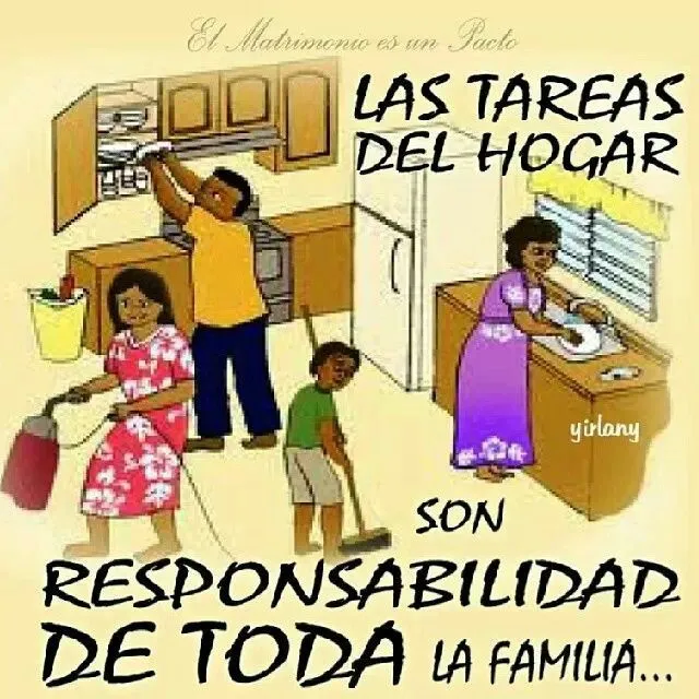 Tareas del hogar. | V.I. | Pinterest