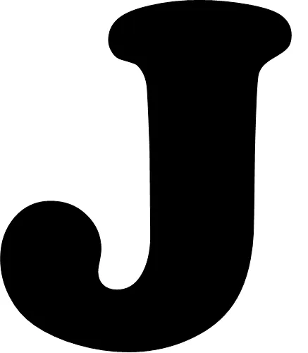 Molde de letra J - Imagui